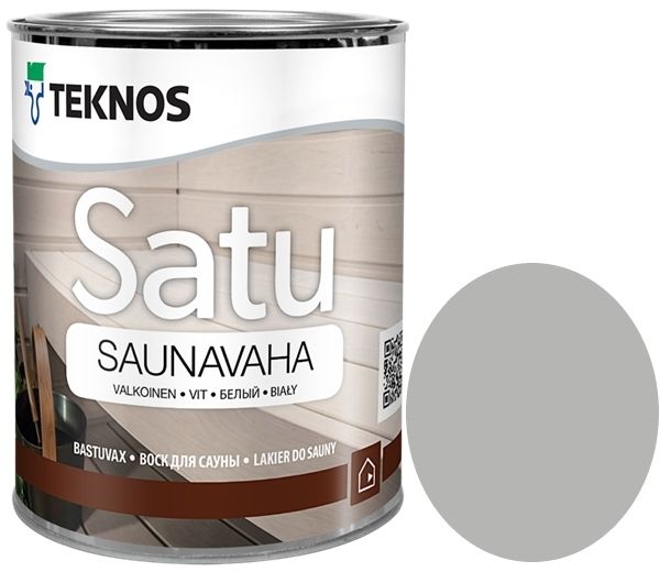 Захисний засіб TEKNOS Satu SAUNAVAHA сірий 0,9 л