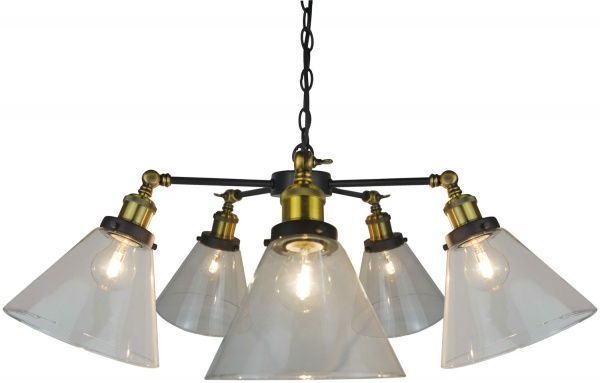 Люстра подвесная Laguna Lighting 89359-05 5x60 Вт E27 античная латунь 