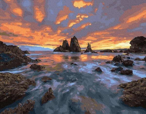 Картина по номерам Закат BookOpt 