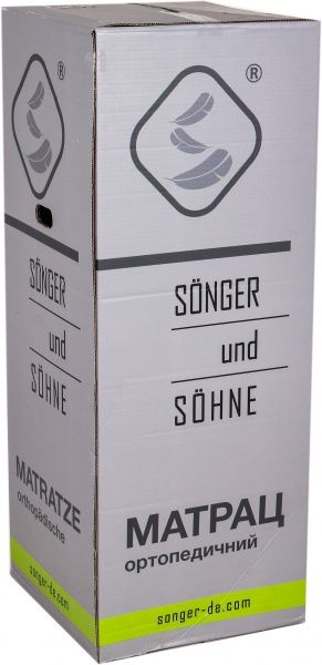 Матрас Blumig ортопедический в коробке и вакуумной упаковке Songer und Sohne 160x200 см