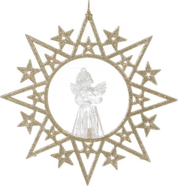 Підвіска пластикова Global Treasure Зірка та місяць 15 см в асортименті P2103006 E/I-LCS/2