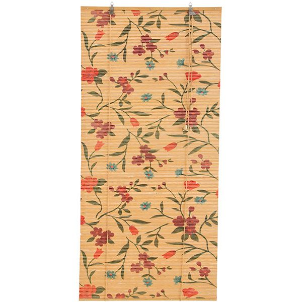Ролета бамбуковая Bella Vita 60x160 см цветы малые