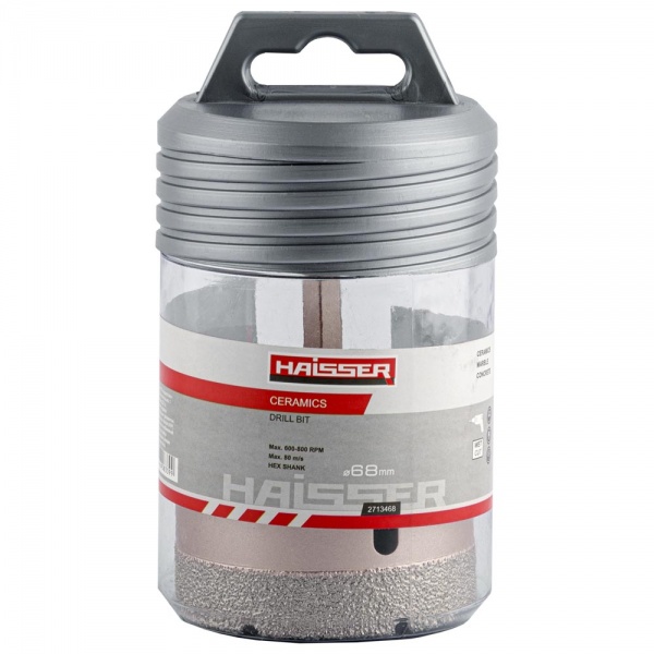 Сверло алмазное Haisser Ceramic Hex 68 мм 1 шт. 108339