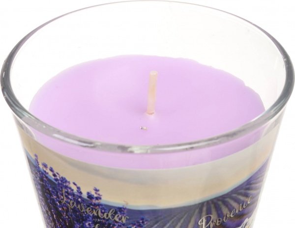 Свеча в стакане Pako-If Tindra лавандовое поле (3103) 