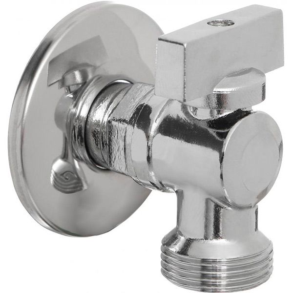 Кран Luxor хром для стиральных машин 1/2х3/4 