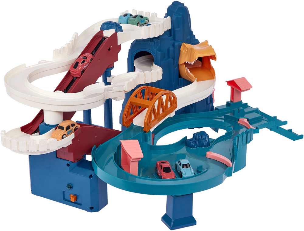 Ігровий набір ZIPP Toys Dino автотрек-серпантин електричний (6 машинок) 532.01.25