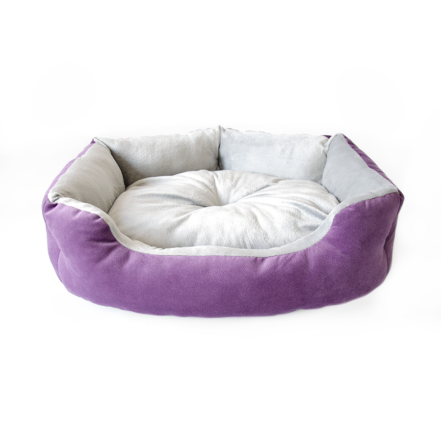 Лежак 10 центів для Джека Кула 65х55х15 см лилово-серый