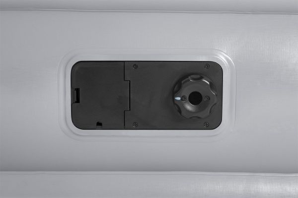 Ліжко надувне Bestway Queen з вбудованим електронасосом 233х196 см бежевий