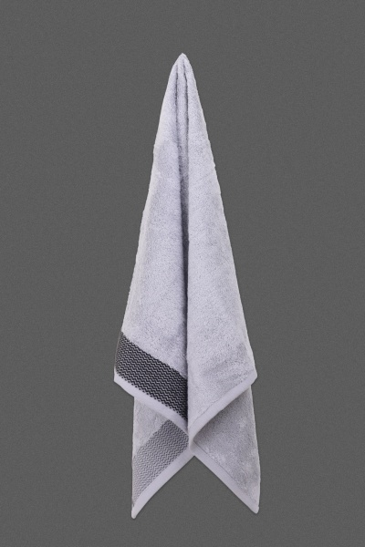 Набор полотенец махровых Bamboo 50х90, 70х140 2шт серый BILTEX 