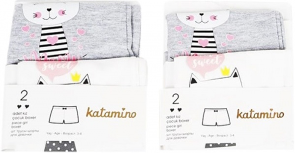 Набор трусов для девочки K128135 2 шт. р.134-146 разноцветный 