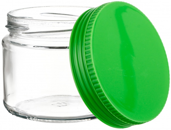 Банка скляна 280 мл із пластиковою кришкою 82 мм Італія 82284