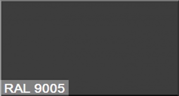 Емаль акрилова універсальна Bionic House RAL 9005 чорний мат 0,8л