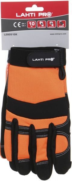 Рукавички Lahti Pro з підвищеною видимістю з покриттям мікрофібра XL (10) L