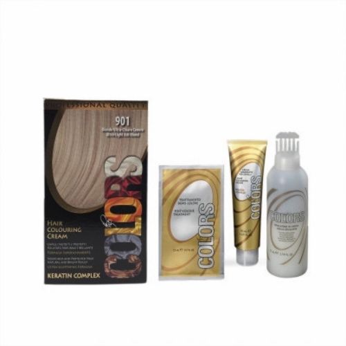 Фарба Maxima з кератином №901 ультра світлий попелястий блондин 901 дуже світлий попелястий блонд 50 мл