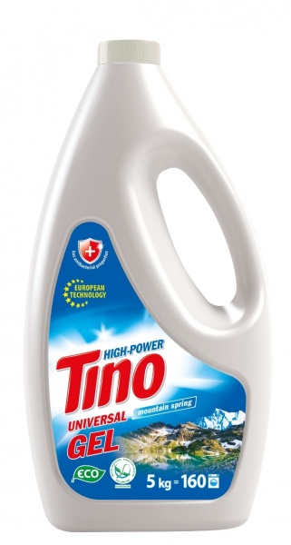 Гель для машинной и ручной стирки Tino High-Power Mountain spring 5 кг 