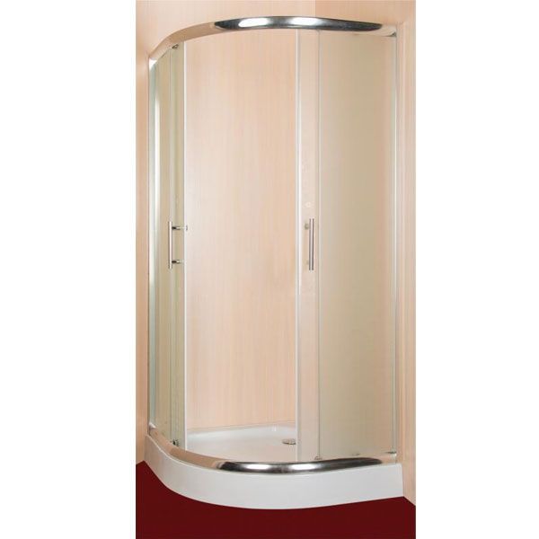 Душевая кабина UP! (Underprice) R-522 PT 19 90x90 профиль хром, стекло матовое