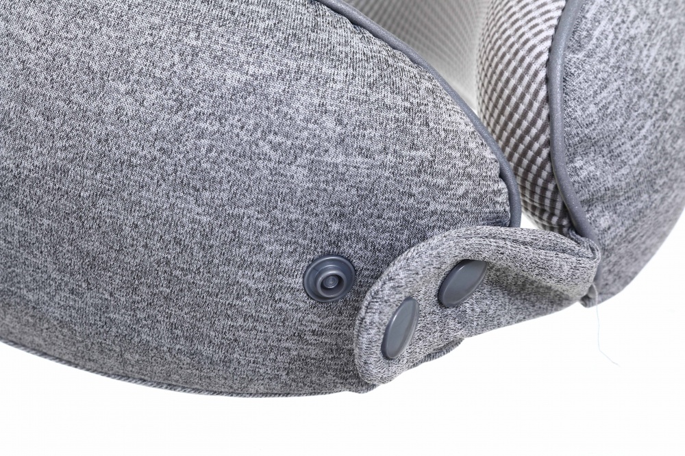 Подушка для подорожей Grace Luna 24x25 см світло-сірий