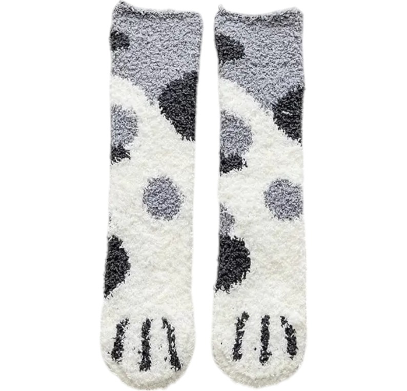 Носки детские HW размер 34-40 (22 см) р. one size белый с серым