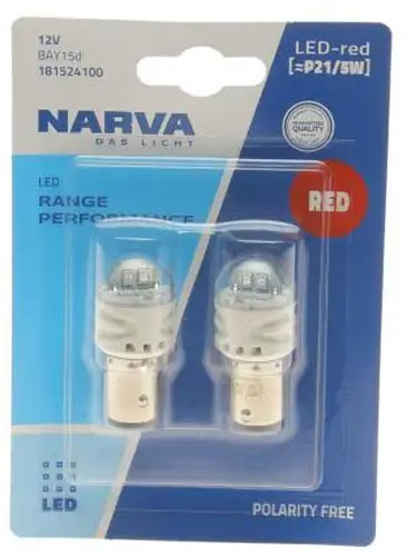 Автолампа ксеноновая Narva LED Range Performance P21/5W 1,7 Вт шт.(NV 18152.2B)
