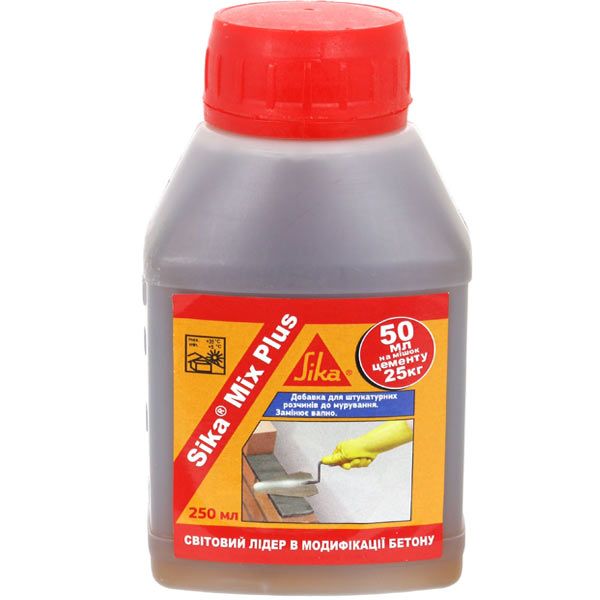 Пластификатор для растворов Sika MixPlus 250 мл