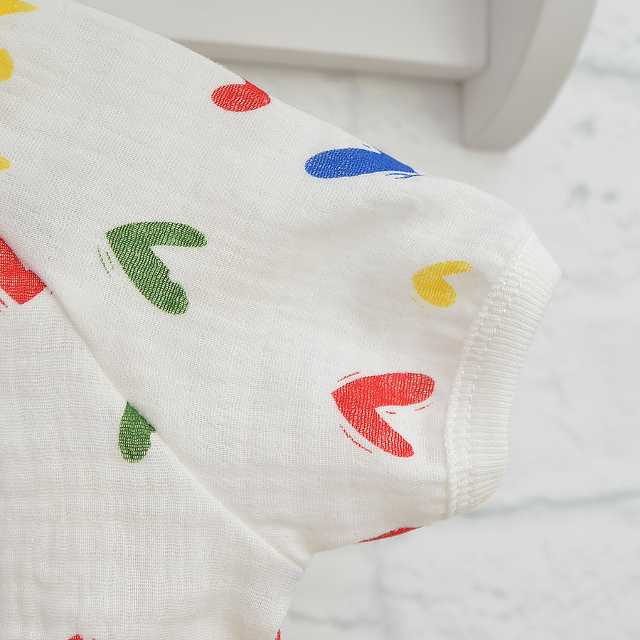 Пісочник для дівчинки Blanka Сердечко р.68-74 бежевий 110802