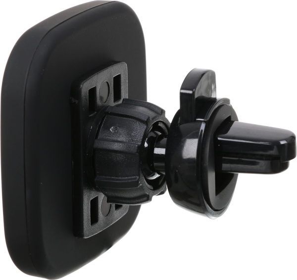 Автомобільний зарядний пристрій тримач з бездротовою зарядкою FullFix EL003 чорно-червоний