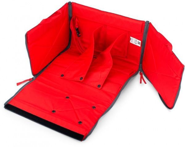 Ящик органайзер складаний для автомобіля Фолдін ТрендБай 1063 сірий із червоним