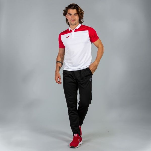 Поло Joma POLO SHIRT HOBBY II WHITE-RED S/S 101371.206 2XL белый