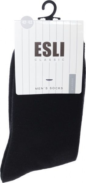 Шкарпетки ESLI CLASSIC 14С-118СПЕ 000 р. 27 чорний 