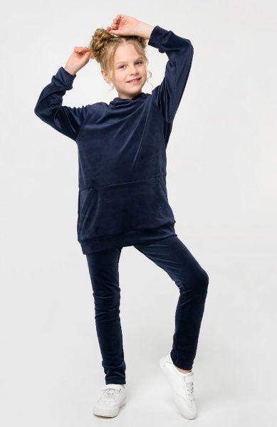 Комплект для девочек Smil р.128 темно-синий 117312 