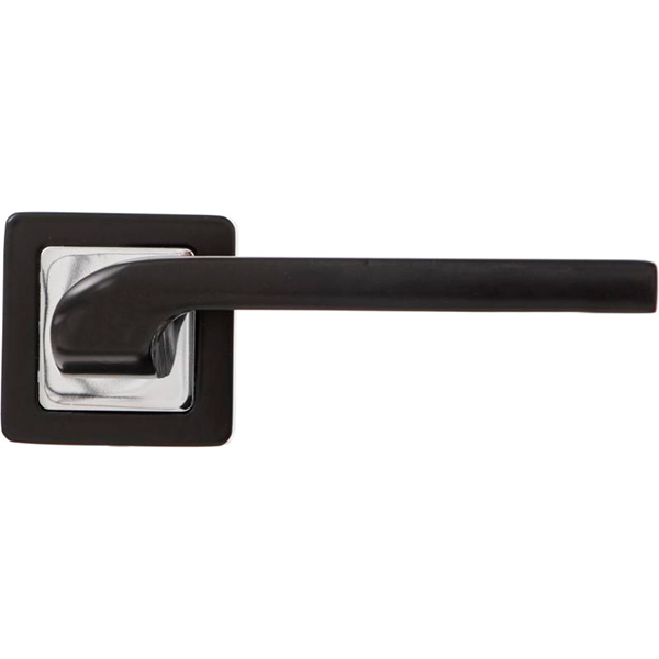 Ручка на розетке Comit Flap хром/черный