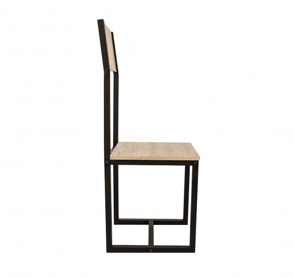 Стілець обідній Шмідт Дуб Античний 350х407х466 мм /чорнийбілий