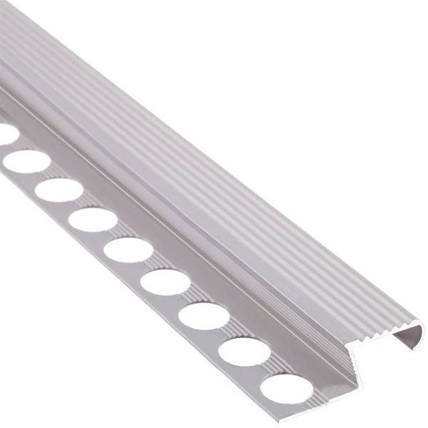 Порожек алюминиевый анодированный Z-подобный Braz Line 41,5x2700 мм серебро 