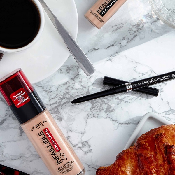 Карандаш для глаз L'Oreal Paris Infaillible Grip Liner Intence black водостойкий черный 1 г