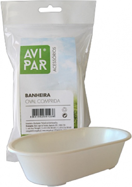 Ванночка овальна для клітки Avipar Long Oval Bathtub