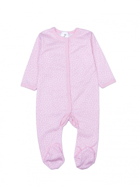 Комбінезон для дівчинки Bambinelli рожевий в горошок р.80 рожевий 