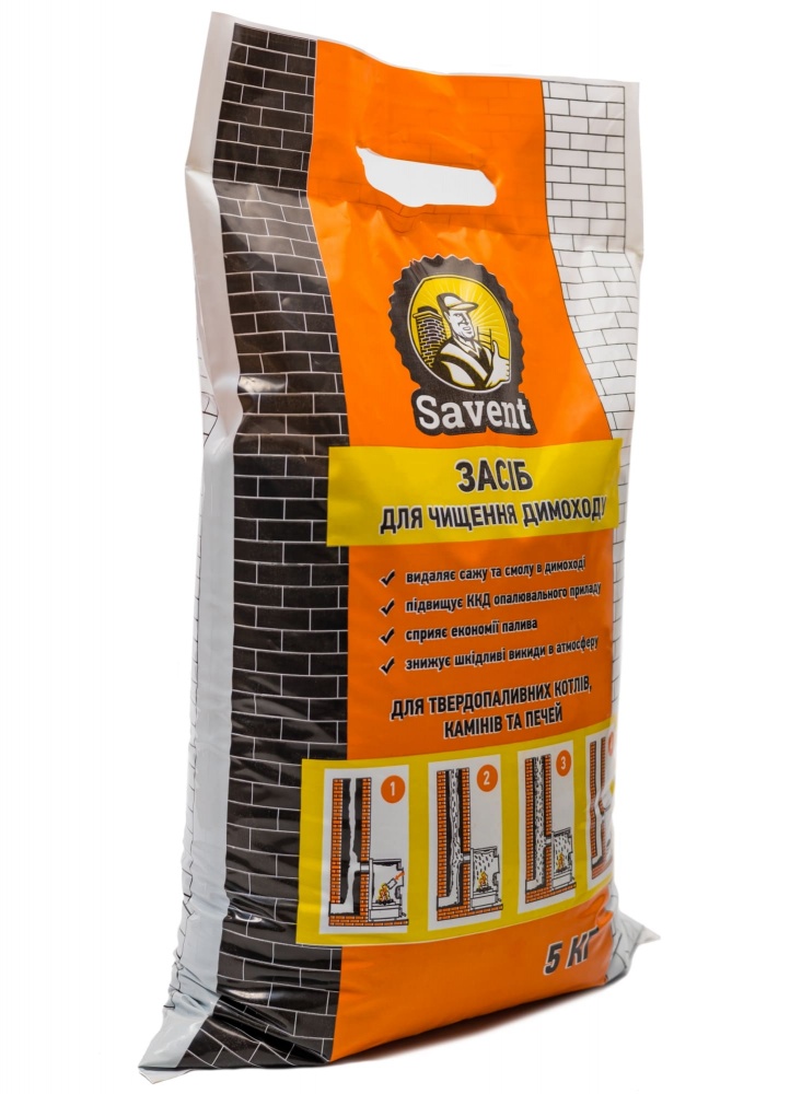 Засіб для чищення Savent від сажі та смоли 5 кг