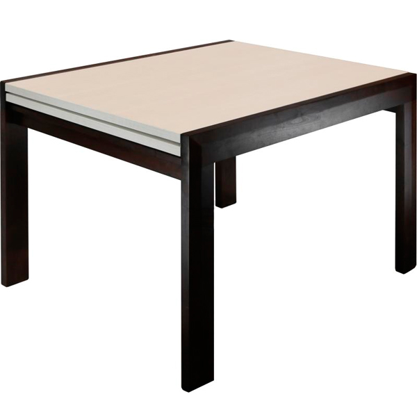 Стол обеденный кухонный СК №9 орех Вудлайн кремовый 