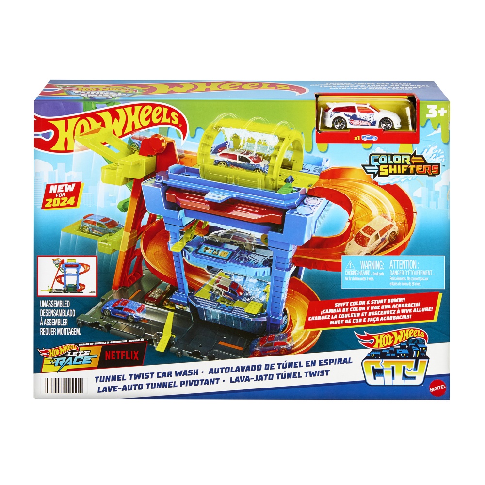 Игровой набор Hot Wheels Автомойка: Невероятные виражи HTN80