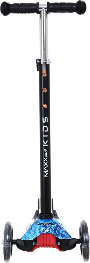 Самокат MaxxPro kids детский 3-колесный LS306C/maxi синий принт