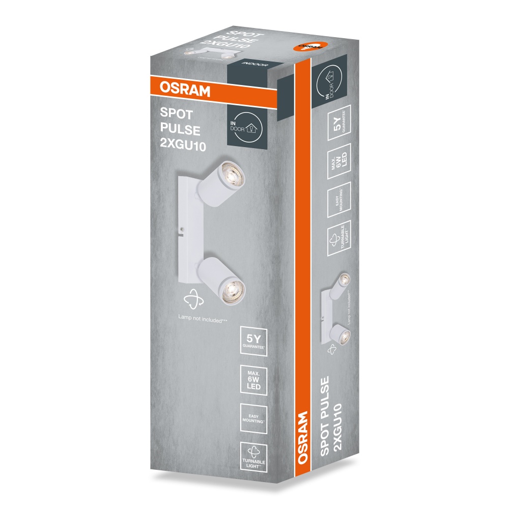 Спот Osram 2xGU10 белый LED Spot pulse 2 WT