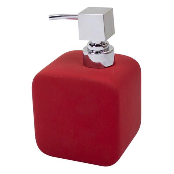 Дозатор для жидкого мыла Trento Cubo розовый