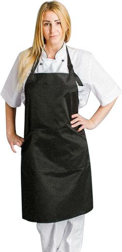 Фартук с нагрудником Lux-Form 1021 р. универсальный черный