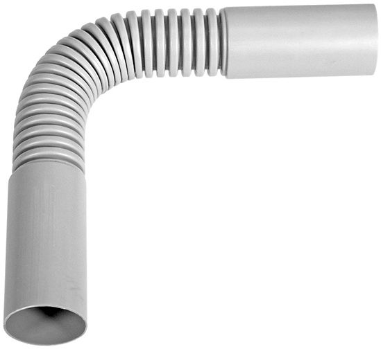 Поворот труба-труба ОМиС гибкий гофрированный D16 мм 