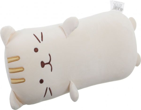 Подушка дорожня Котик 43х22 см айворі 