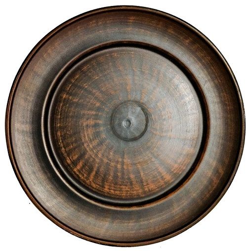 Тарелка десертная гладкая 20 см Український гончарний посуд