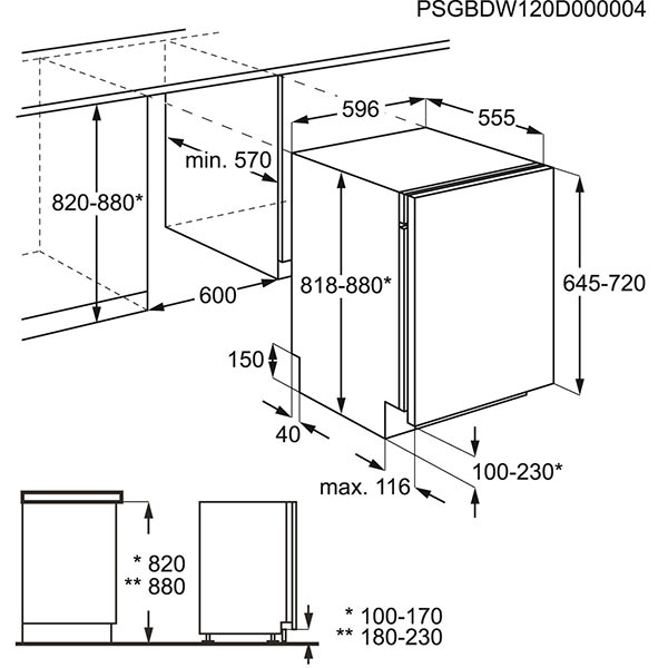 Посудомийна машина Electrolux ESL5320LO