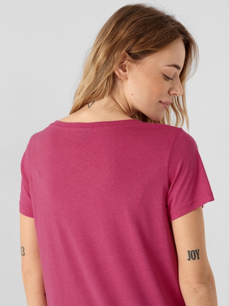 Футболка 4F 4FAW21TTSHF039-54S р.XS розовый