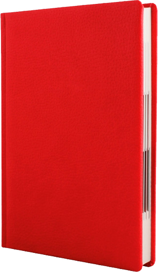Щоденник недатований Cabinet Armonia червоний Economix A5