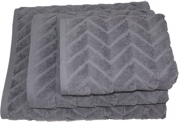 Рушник махровий Laferty 100x150 см сірий La Nuit 